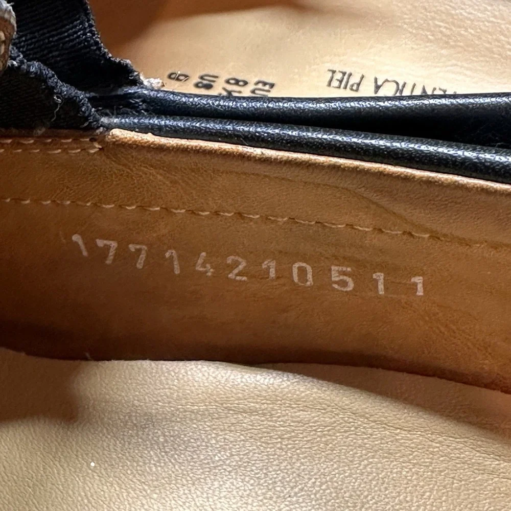 Mephisto Leather Slip On Loafers Mens Black Casual Comfort Walking Shoes Size 9 - Picture 8 of 9